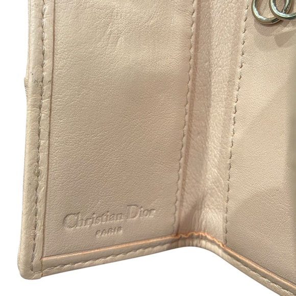 Dior Blush Pink and Ivory Trotter Card and Key Case - Authentic - Vintage - Picture 7 of 15